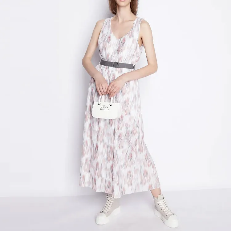 ARMANI EXCHANGE Sleeveless Dresses Women's White-1