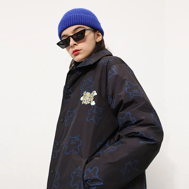 AMONSTER x AMENGXIAOGUAISHOU Jacket Unisex Dark Navy Blue-4