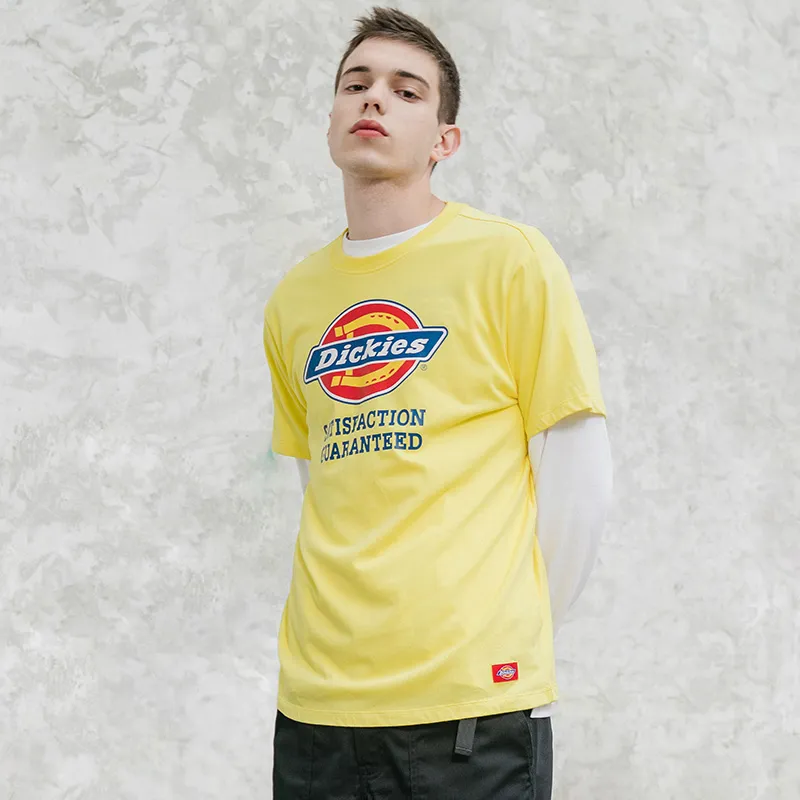 Dickies SS21 Straight Long-Sleeved T-Shirt Unisex Avocado Yellow-3