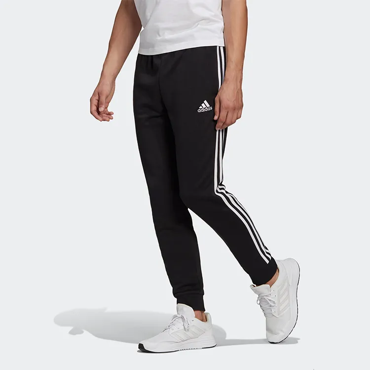 Adidas Essentials French Terry Tapered Cuff 3 Stripes Pants-4