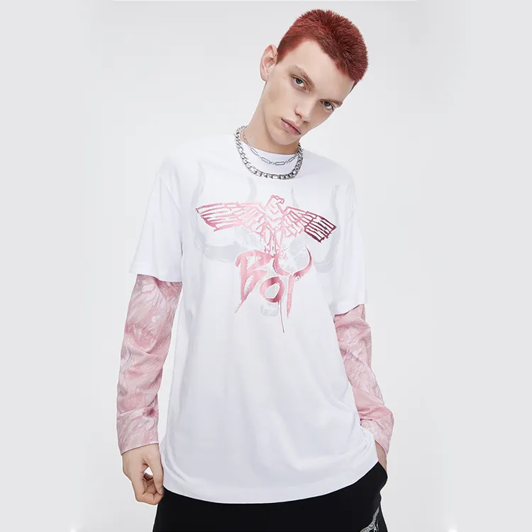 Boy London SS21 Heavyweight Long Sleeved T Shirt Unisex White-5