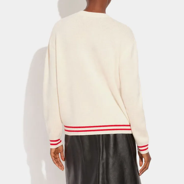 COACH x WHITE RABBIT Coach X White Rabbit FW22 Sweater Women's Ecru-3