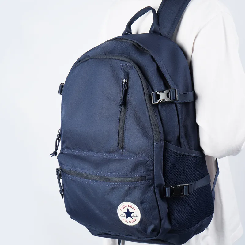 Converse Recycled Polyester Backpack Unisex Obsidian Blue-4