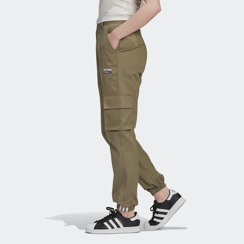 Adidas Originals Cargo Pants Women's Dark Khaki-3
