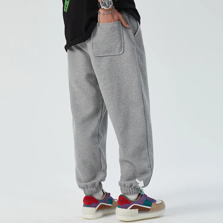 OLRIK Fall Winter Knitted Sweatpants Unisex-9