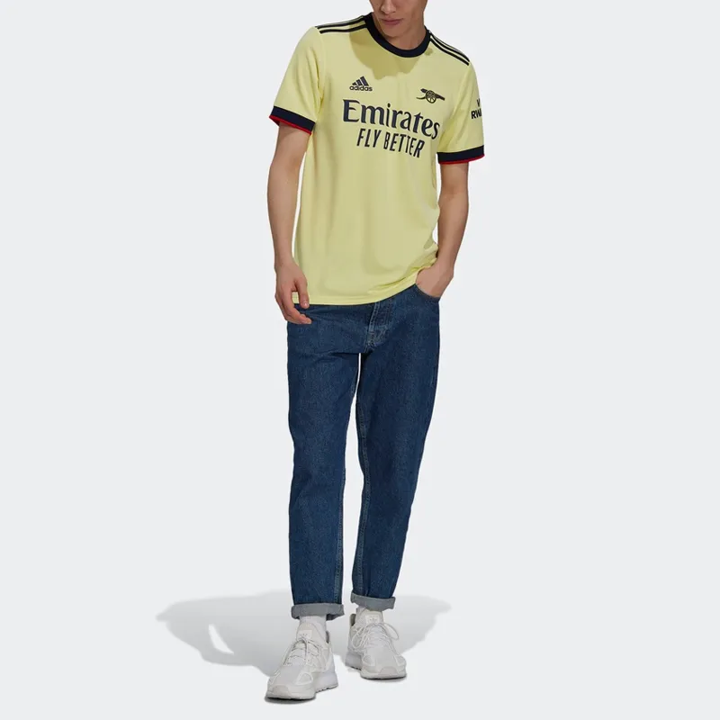 Adidas Arsenal Soccer Jerseys Men Yellow-2