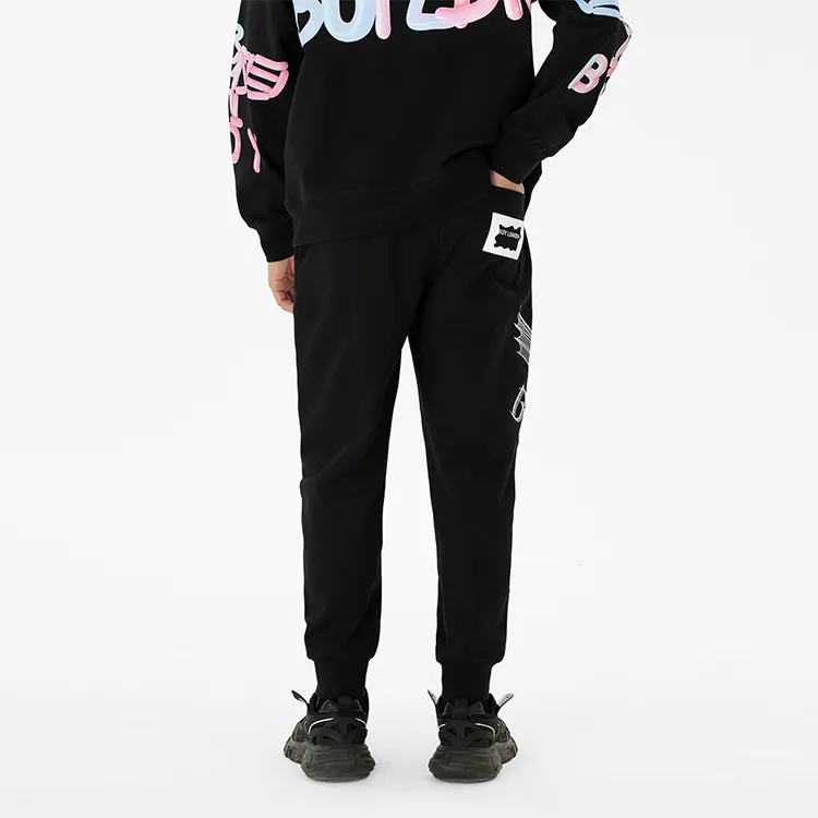 Boy London Knitted Sweatpants Unisex Black-5
