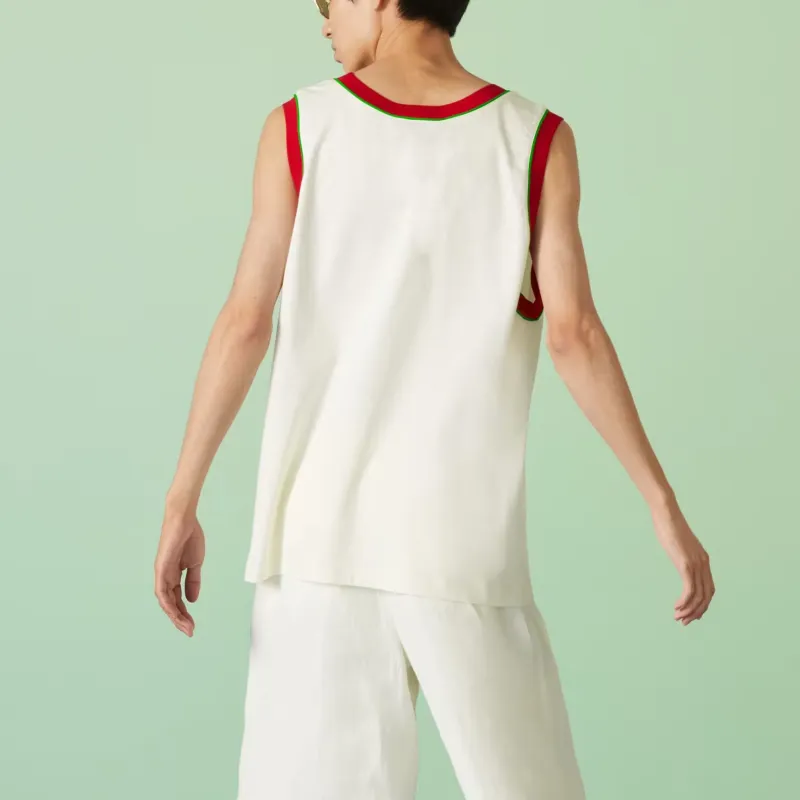 GUCCI Interlocking G 1921 Print Tank Top-2