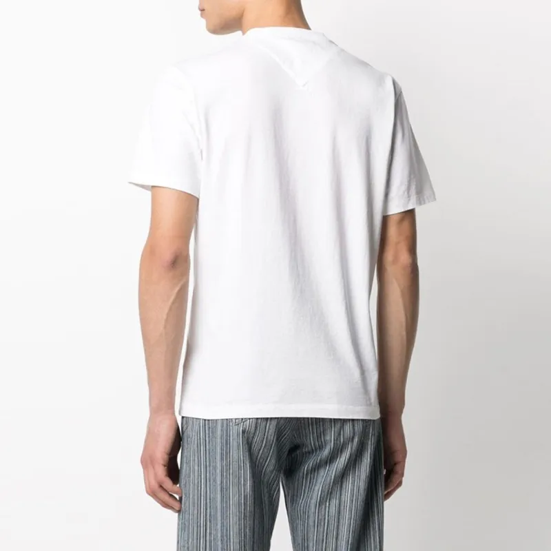 KENZO Letter Logo T Shirts Men White-3