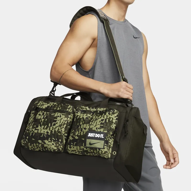 Nike Polyester Luggage Bag Gym Bag Medium Size Unisex Army Green-4