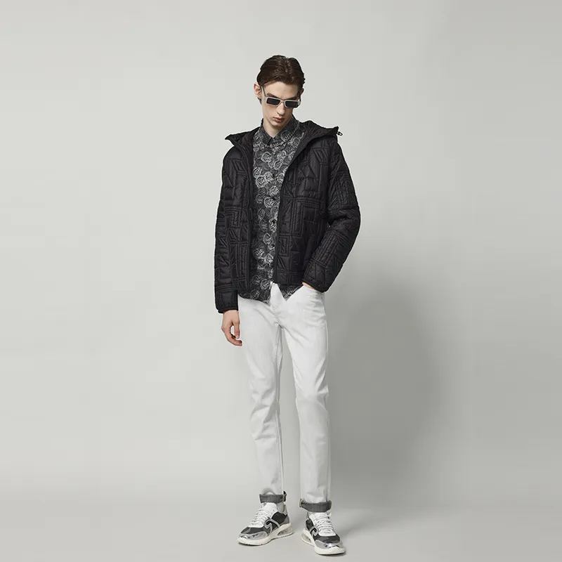 RARE Puffer Jackets Men Black-3