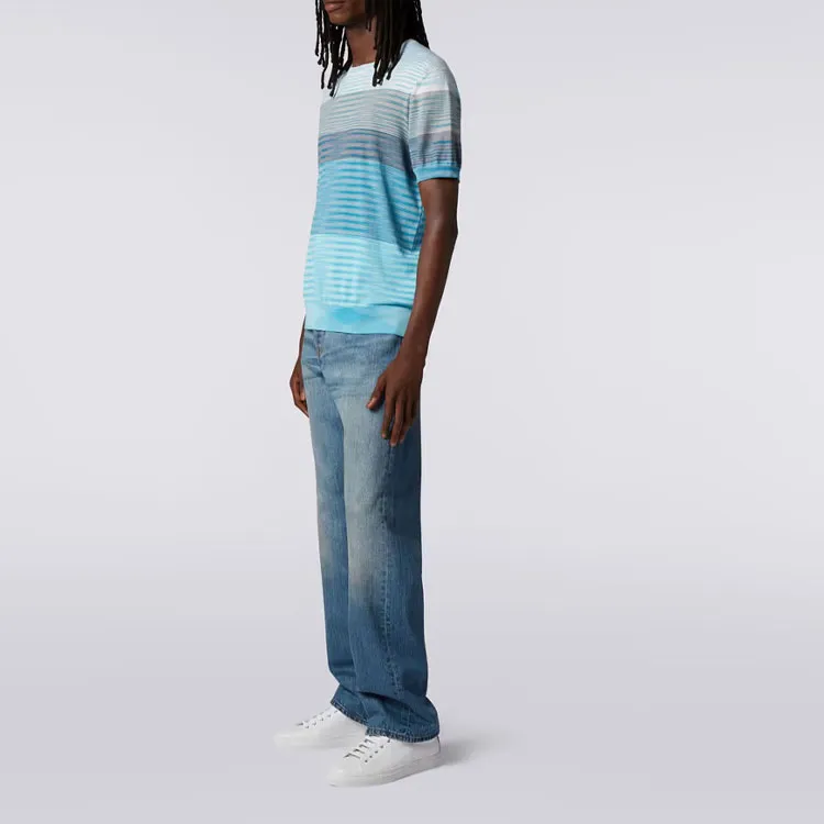 MISSONI Striped Cotton T shirt-3