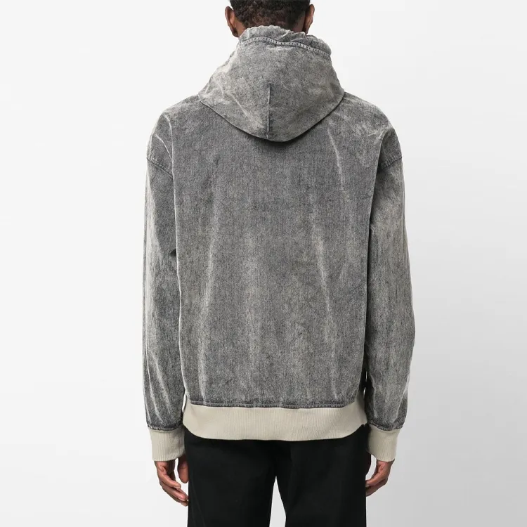DIESEL OVAL D Series Sweatshirts Men Gray-1