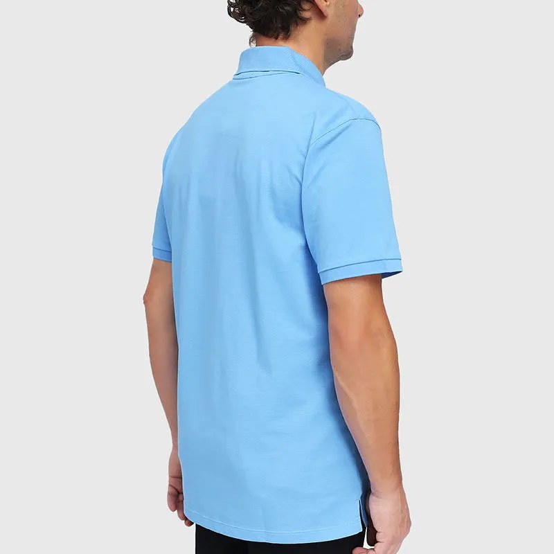 HUGO BOSS Polo Shirts Men Sky Blue-3