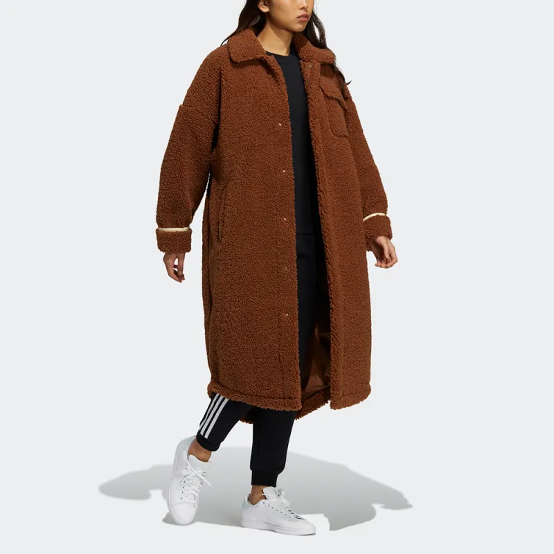 Adidas Originals Jackets Women's Olive Brown-1