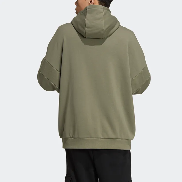 Adidas Originals Embossed Crew Sweatshirts Men Army Green-3