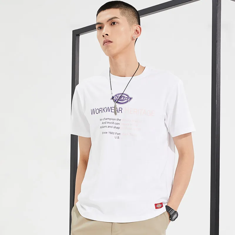 Dickies Straight T Shirt Unisex White-6