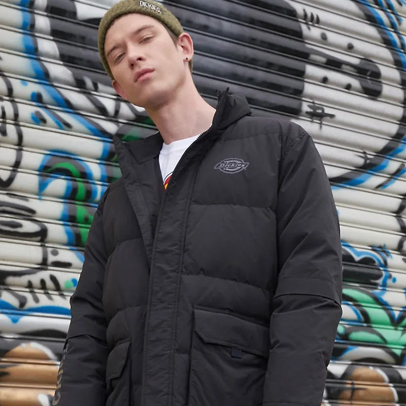 Dickies Down Jacket Winter Unisex Black-4