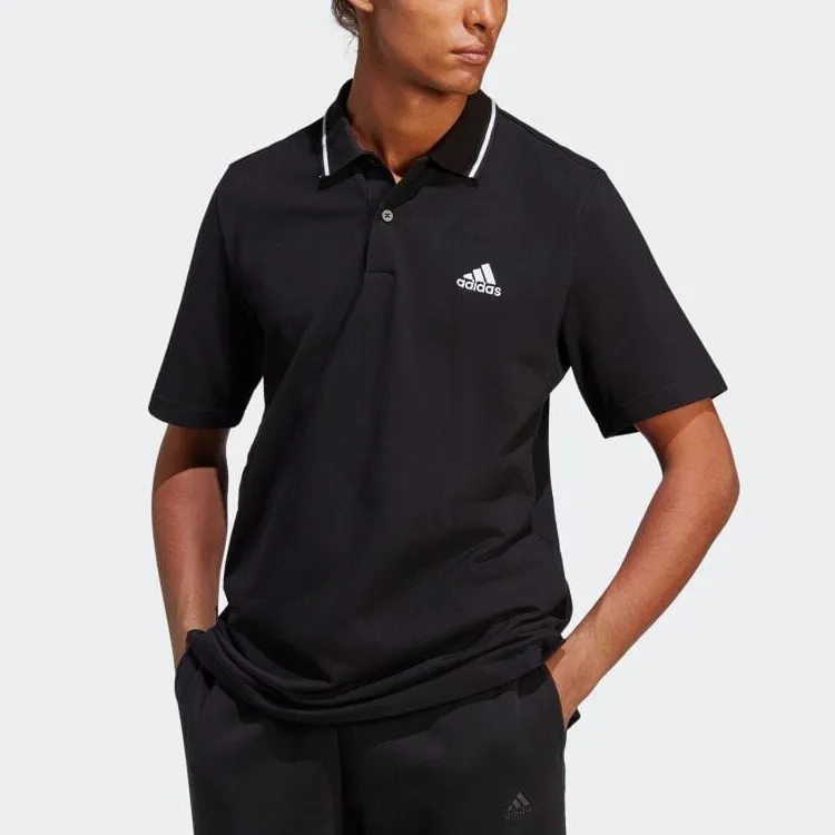 Adidas Polo Shirts Men Black-1