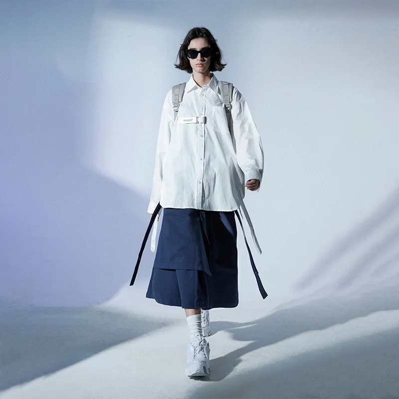 UNVESNO SS21 Wide Leg Casual Pants Unisex-2