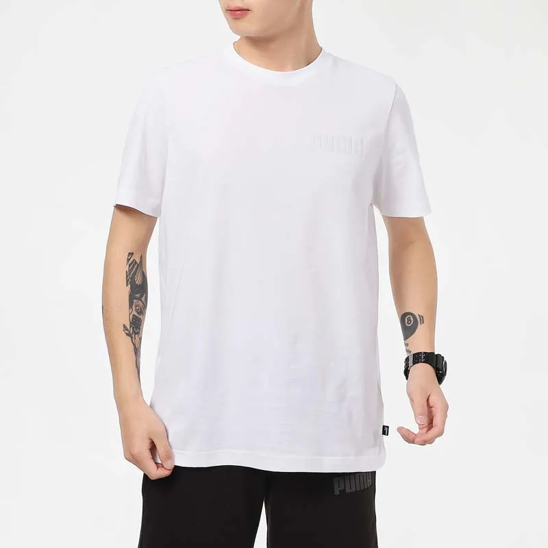 PUMA T Shirts Men White-2