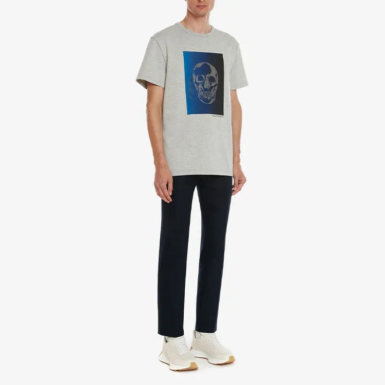 Alexander McQueen T-Shirts Men Gray-3