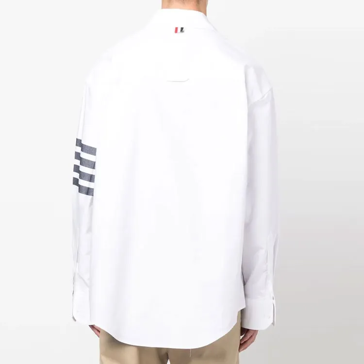 THOM BROWNE 4 Bar Stripe Shirt-2