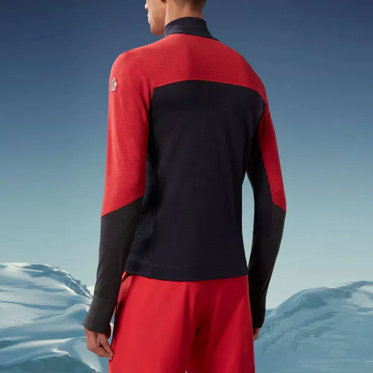 Moncler Sweatshirts Men Navy Blue-3