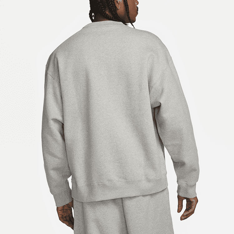 【Nike x Stussy】Crew Fleece★フリース★Grey STUSSY x NIKE NRG ZR CREW FLEECE GREY HEATHER CREW NECK