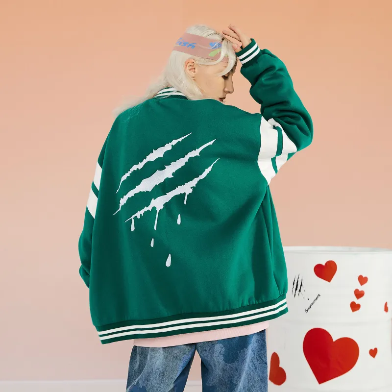 Suamoment Baseball Jacket Unisex-11