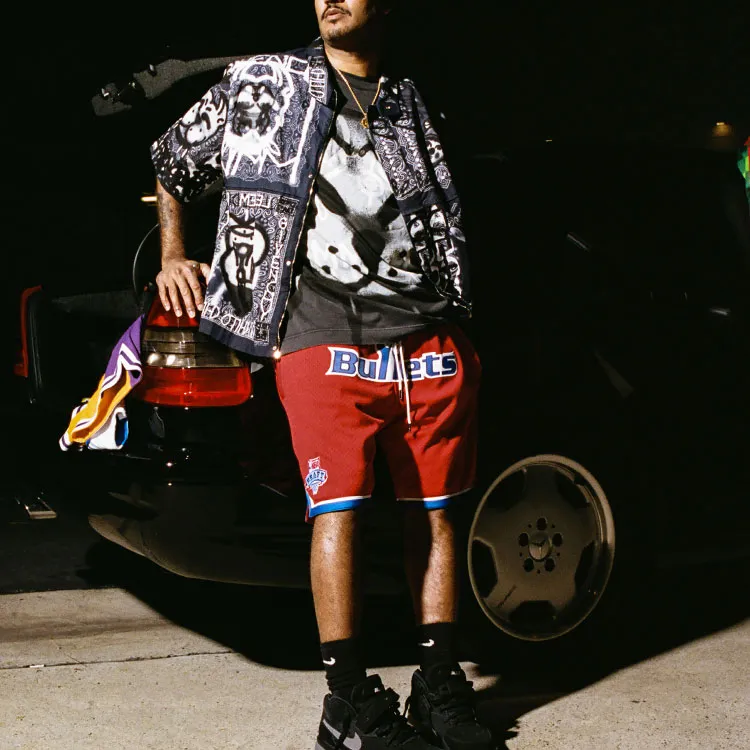 Mitchell & Ness Basketball Shorts Unisex Red-2