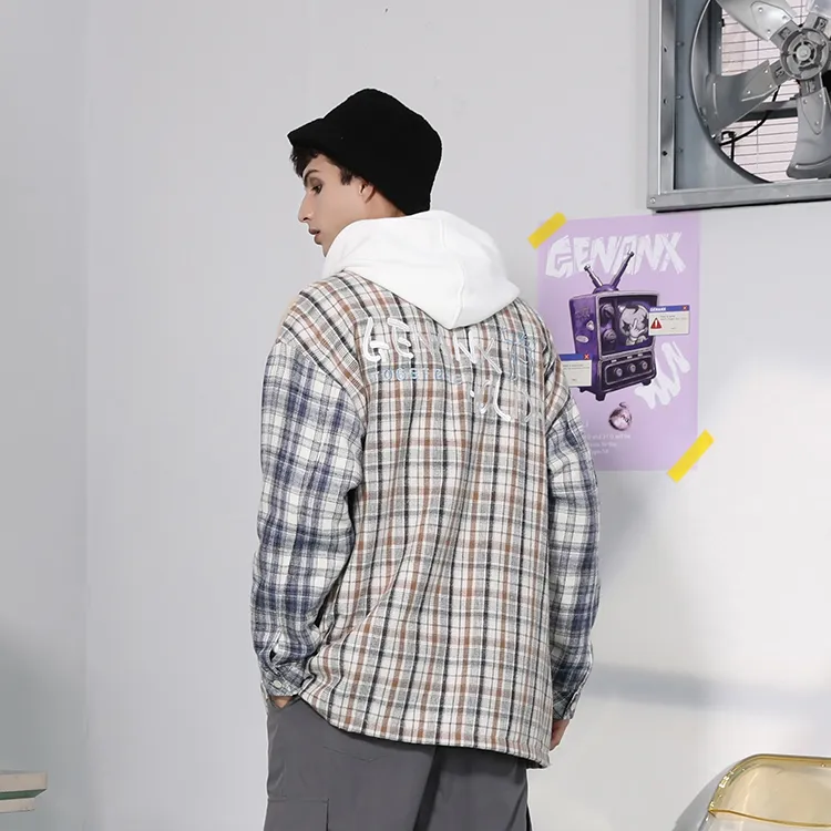 GENANX Shirts Unisex Khaki-4