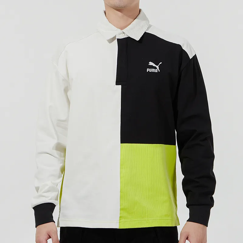 PUMA Retro Polo Shirts Men Ecru-2