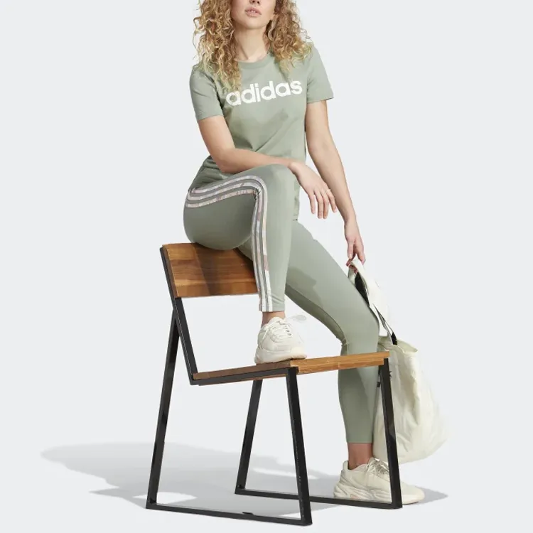 Adidas SS23 Athletic Trousers Women's Silver Green-1