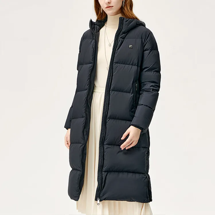 FILA Down Jacket Winter Women's Jet Black-5