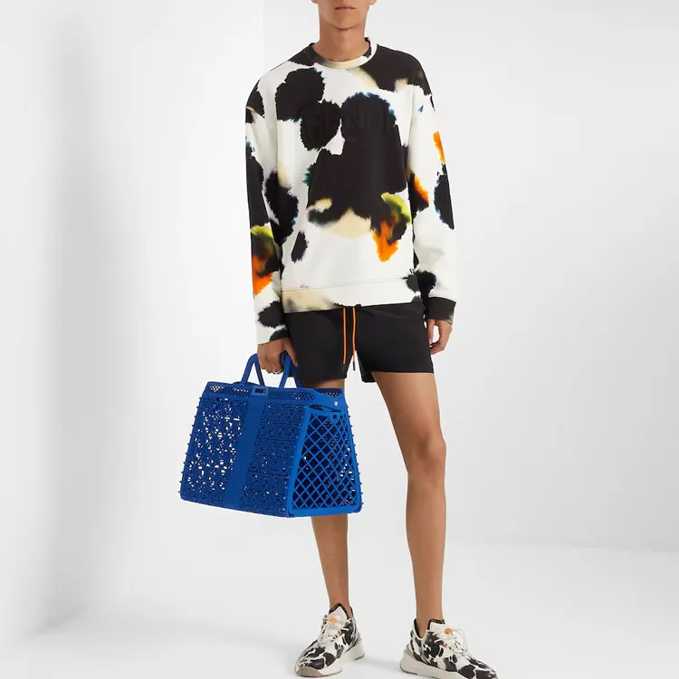 FENDI Spotted Motif Printed Jersey Sweatshirt-6
