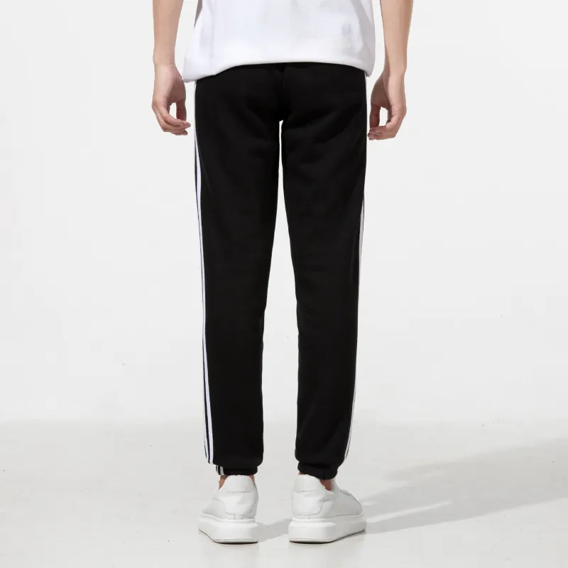 Adidas Knitted Sweatpants Men's Black-3