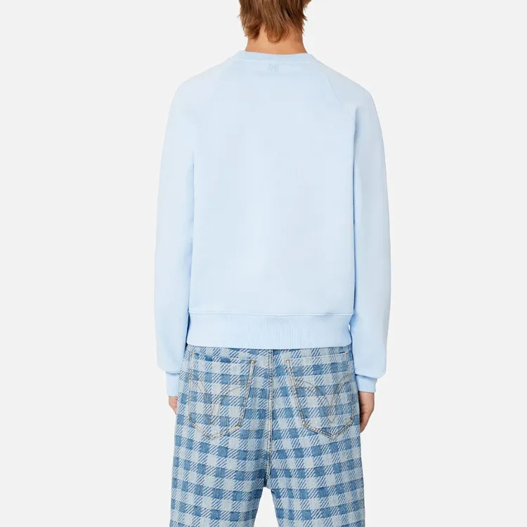 AMIPARIS Ami Tonal Sweatshirt 'Sky Blue'-2