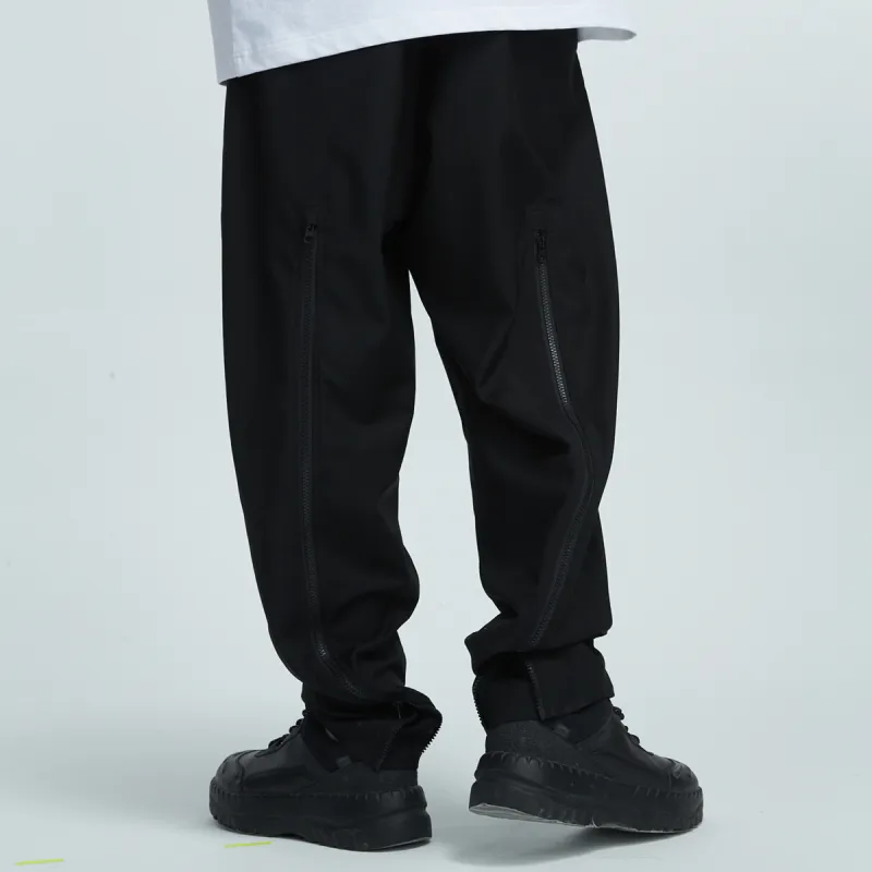 FPA Straight Casual Pants Unisex Black-4