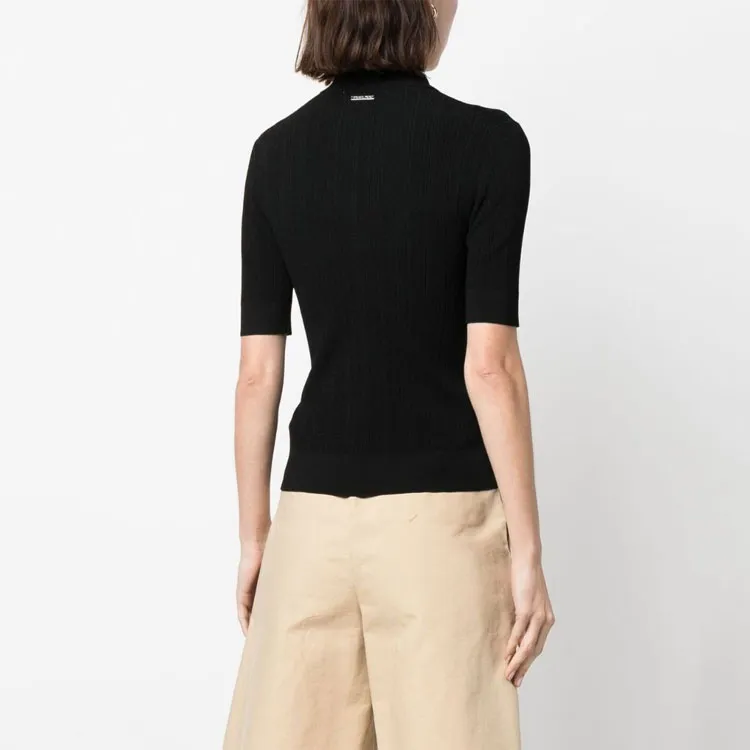 MICHAEL KORS MMK SS23 Polo Shirt Women's Black-2