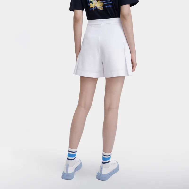 FILA Casual Shorts Women's Standard White-3