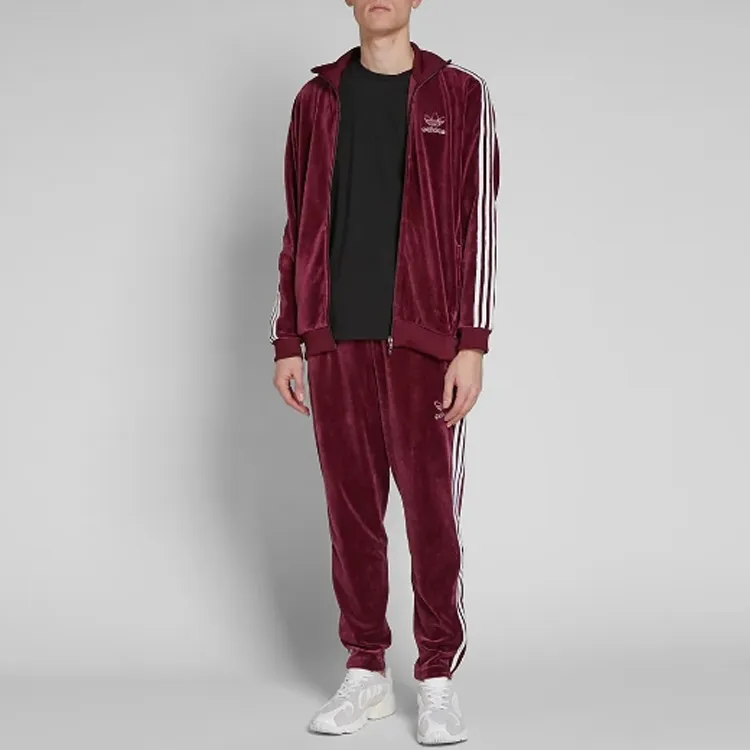 Adidas Originals Jackets Men Burgundy-3