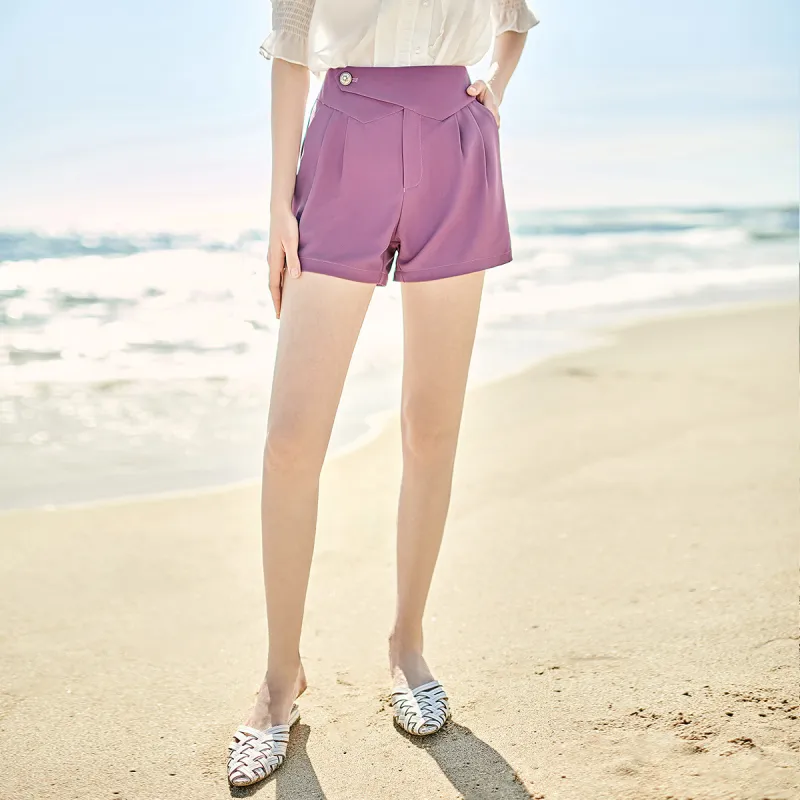 MEETLADY Casual Shorts Women's-2