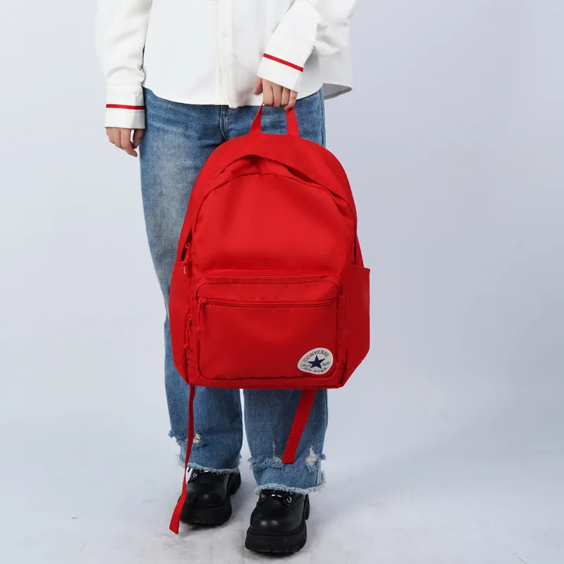Converse Polyester Backpack Regular Unisex Red-3