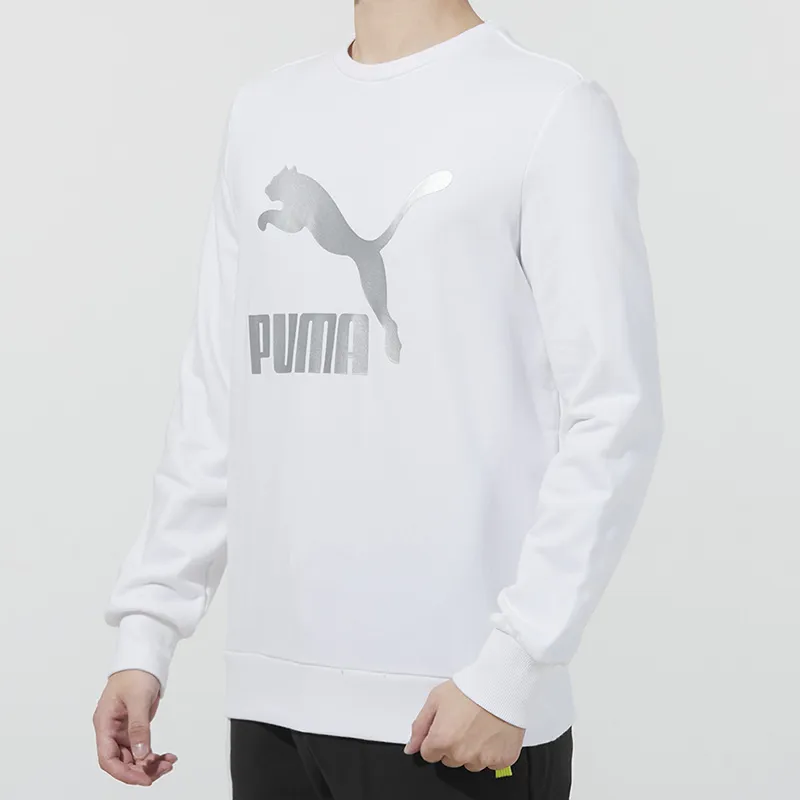 PUMA Essentials+ Sweatshirts Men White-3