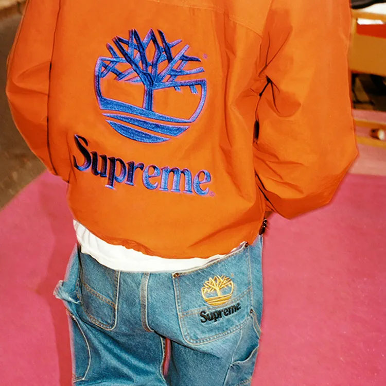 Supreme Timberland Reflective Taping Anorak-5
