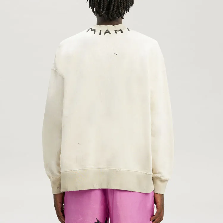 PALM ANGELS Seasonal Logo Vint Crew-3