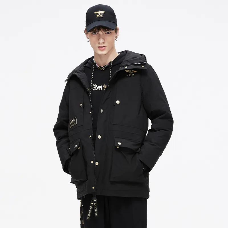 Boy London Down Jacket Winter Unisex Black-3