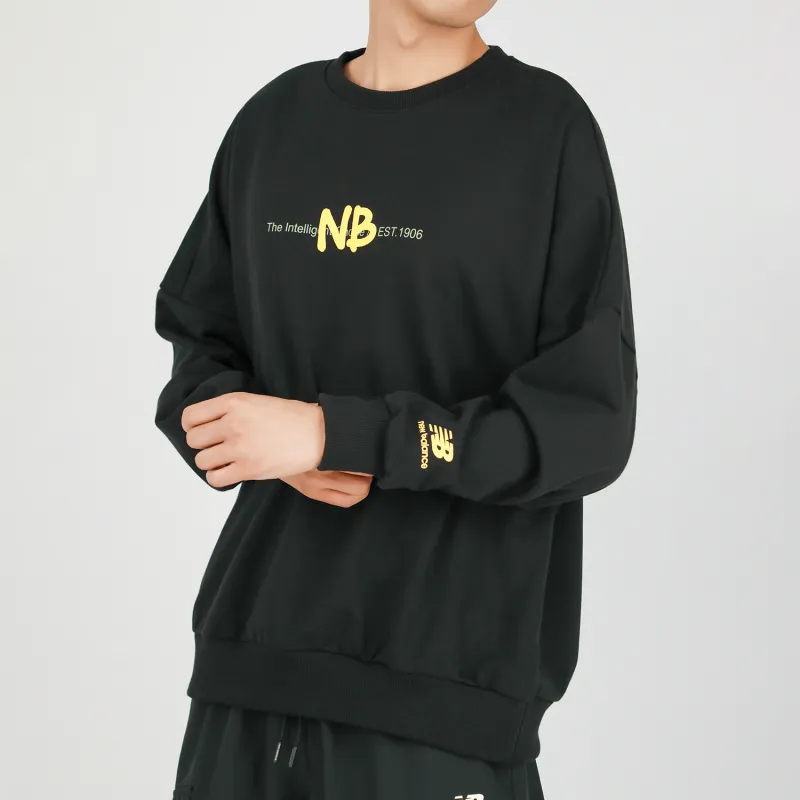 New Balance Sweatshirts Men Black-2