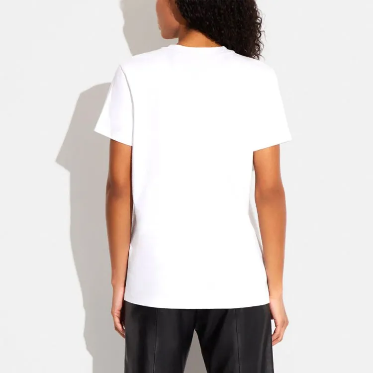 COACH T Shirts Women's White-2